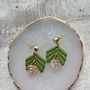 Jewelry - DIANA dangling leaf earrings - LES TRÉSORS DE CIA