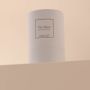 Candles - White tea scented candle white glass - 6,40oz 100% vegetable wax - TANDEM FRAGRANCES
