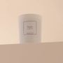 Bougies - Bougie Sapin verre blanc 180g - Cire 100% végétale - TANDEM FRAGRANCES