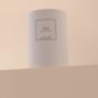 Candles - Oud scented candle white glass 180g - 100% vegetable wax - TANDEM FRAGRANCES