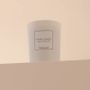 Candles - Candied fruit scented candle white glass - 6,40oz 100% vegetable wax - TANDEM FRAGRANCES