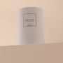 Candles - Orange blossom scented candle white glass - 6,40oz 100% vegetable wax - TANDEM FRAGRANCES