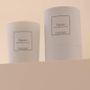 Candles - Fig leaf scented candle white glass - 6,40oz 100% vegetable wax - TANDEM FRAGRANCES