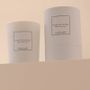 Candles - Mint leaf scented candle white glass - 6,40oz 100% vegetable wax - TANDEM FRAGRANCES