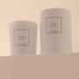 Candles - Cedar scented candle white glass - 6,40oz vegetable wax - TANDEM FRAGRANCES