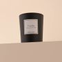 Bougies - Bougie Vanille verre noir 180g - Cire 100% végétale - TANDEM FRAGRANCES