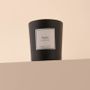 Bougies - Bougie Sapin verre noir 180g - Cire 100% végétale - TANDEM FRAGRANCES