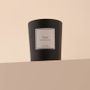 Bougies - Bougie Oud verre noir 180g - Cire 100% végétale - TANDEM FRAGRANCES
