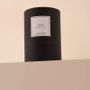 Bougies - Bougie Oud verre noir 180g - Cire 100% végétale - TANDEM FRAGRANCES