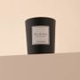 Bougies - Bougie Feu de bois verre noir 180g - Cire 100% végétale - TANDEM FRAGRANCES
