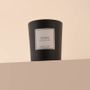 Bougies - Bougie Ambre verre noir 180g - Cire 100% végétale - TANDEM FRAGRANCES