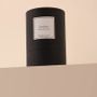 Bougies - Bougie Ambre verre noir 180g - Cire 100% végétale - TANDEM FRAGRANCES