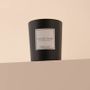 Bougies - Bougie Cannelle orange verre noir 180g - Cire 100% végétale - TANDEM FRAGRANCES