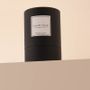 Bougies - Bougie Cannelle orange verre noir 180g - Cire 100% végétale - TANDEM FRAGRANCES
