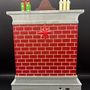 Other Christmas decorations - Christmas LED Fireplace Scene – Santa & Child with Music - BLUE STAR B.V.
