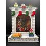 Other Christmas decorations - Christmas LED Fireplace Scene – Santa Delivering Gifts - BLUE STAR B.V.