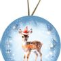 Guirlandes et boules de Noël - Boules de Noël 10 cm 'Enfants d'hiver' - NESTLER GMBH FEINKARTONAGEN