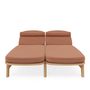 Transats - Chaise longue double - FJAKA FURNITURE