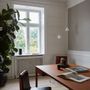 Office furniture and storage - FRONT — Minimalist Work Desk in Walnut Wood 120x60 - MOR