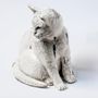 Decorative objects - Raku ceramic cat - YUFTEN