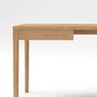 Office furniture and storage - FRONT – Minimalist Work Desk in Oak Wood 160x80 - MOR
