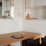 Mobilier et rangements pour bureau - FRONT — Bureau de travail minimaliste en bois de chêne 140x70 - MOR