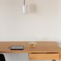 Mobilier et rangements pour bureau - FRONT — Bureau de travail minimaliste en bois de chêne 140x70 - MOR