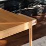 Office furniture and storage - FRONT – Minimalist Work Desk in Oak Wood 200x100 - MOR