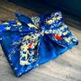 Gifts - Reusable Gift Wrap Satin Luxe – Midnight Flirt - CARÉDEAU PAPIER CADEAU RÉUTILISABLE