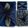 Cadeaux - Pack Famille Furoshiki – Extraordinaire Bleu Nuit - CARÉDEAU PAPIER CADEAU RÉUTILISABLE