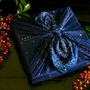 Stationery - Reusable Gift Wrap Satin Luxe – Enchanted Night - CARÉDEAU PAPIER CADEAU RÉUTILISABLE