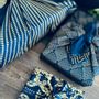 Gifts - Family Pack Gift Wrap – Glory Blue - CARÉDEAU PAPIER CADEAU RÉUTILISABLE