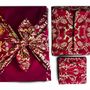 Gifts - Family Pack Gift Wrap – Mysterious Red - CARÉDEAU PAPIER CADEAU RÉUTILISABLE
