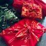 Gifts - Family Pack Gift Wrap – Love Poppy Red - CARÉDEAU PAPIER CADEAU RÉUTILISABLE