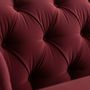 Sofas for hospitalities & contracts - Chesterfield Essence Bordeaux |Sofa and armchair - CREARTE COLLECTIONS