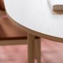 Mobilier et rangements pour bureau - CAST — Table de salle à manger ovale minimaliste en bois de chêne - MOR