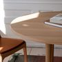 Mobilier et rangements pour bureau - CAST — Table de salle à manger ovale minimaliste en bois de chêne - MOR
