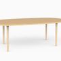 Mobilier et rangements pour bureau - CAST — Table de salle à manger ovale minimaliste en bois de chêne - MOR