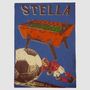 Ensembles muraux - TABLEAU UNIQUE STELLA X FRED BRED - STELLA BABY-FOOT & BILLARDS