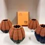 Vases - 3D PETRA vase in black glazed clay - COMMON PLACE YOUR URBAN JUNGLE