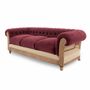 Canapés pour collectivités - Chesterfield Essence Bordeaux Plus | Canapé - CREARTE COLLECTIONS