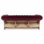 Canapés pour collectivités - Chesterfield Essence Bordeaux Plus | Canapé - CREARTE COLLECTIONS