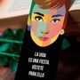 Cadeaux - Marque-page Geo Audrey avec phrase en français - KALIDOSKOPIO