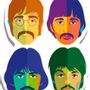 Gifts - Geo Beatles Magnet - KALIDOSKOPIO