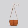 Bags and totes - Jay - Small Leather Crossbody Bag in Grainy Tan - MIMI BERRY