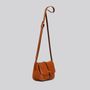 Bags and totes - Jay - Small Leather Crossbody Bag in Grainy Tan - MIMI BERRY