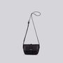 Bags and totes - Jay - Small Leather Crossbody Bag in Grainy Black - MIMI BERRY