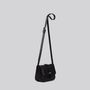 Bags and totes - Jay - Small Leather Crossbody Bag in Grainy Black - MIMI BERRY