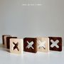 Gifts - Tic Tac Toe Game Boards - Ovangkol & Maple solid wood game pieces set - SHALL WE PLAY A GAME?