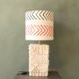 Table lamps - Stripes a handmade ceramic lamp - STUDIO WILD ORANGE